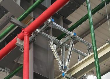 江油该抗震支架的整体式支吊架结构协调性好